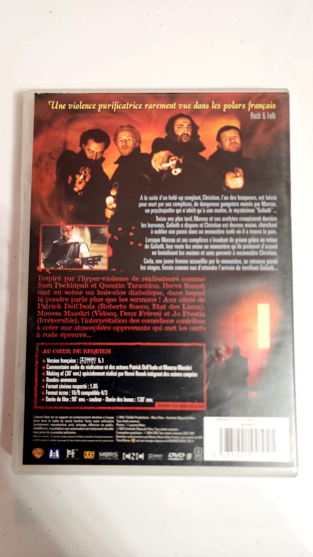 Requiem DVD - Pochette arrière