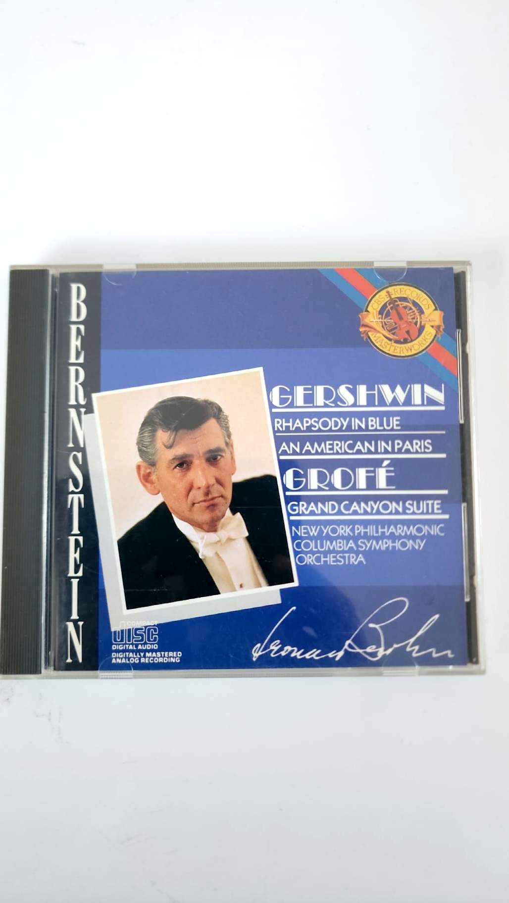 Gershwin & Grofé – Rhapsody in Blue, An American in Paris, Grand Canyon Suite – Bernstein – CD