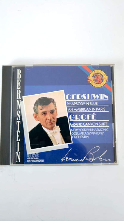 Gershwin & Grofé – Rhapsody in Blue, An American in Paris, Grand Canyon Suite – Bernstein – CD