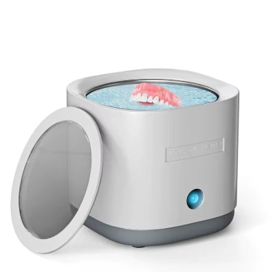 Nettoyeur à Ultrasons avec Lumière UV pour Bijoux, Lunettes et Prothèses Dentaires – Machine de Nettoyage Portable