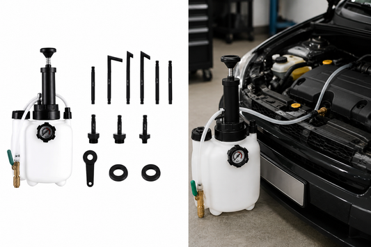 Kit Pompe de Transfert de Liquides 3L avec Adaptateurs Universels – Pompe Manuelle pour Huile, Transmission, Boîte de Vitesses et Entretien Automobile