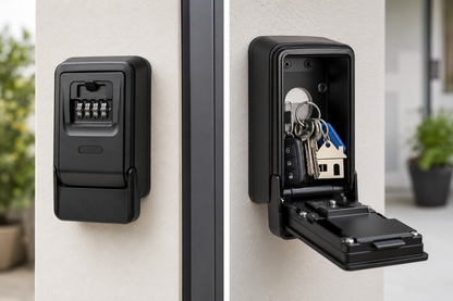 Wall-Mounted Waterproof Key Lock Box – Large Capacity Secure Safe, Home, Office & Vacation Rental