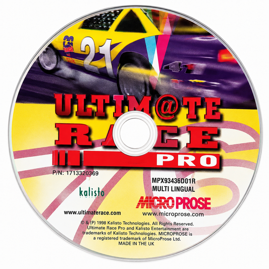 Ultim@te Race Pro – Jeu PC – CD seul sans boîtier – Course automobile