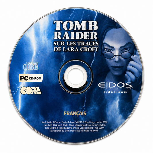 Tomb Raider – Sur les Traces de Lara Croft – Jeu PC – CD-ROM – CD Seul