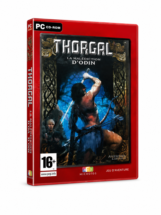 Thorgal La Malédiction d’Odin PC CD-ROM Jeu d’Aventure Fantasy Viking Microïds Version Française
