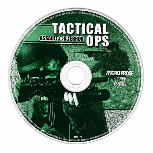 Tactical Ops Assault On Terror Jeu PC CD-ROM Seul Sans Boîtier