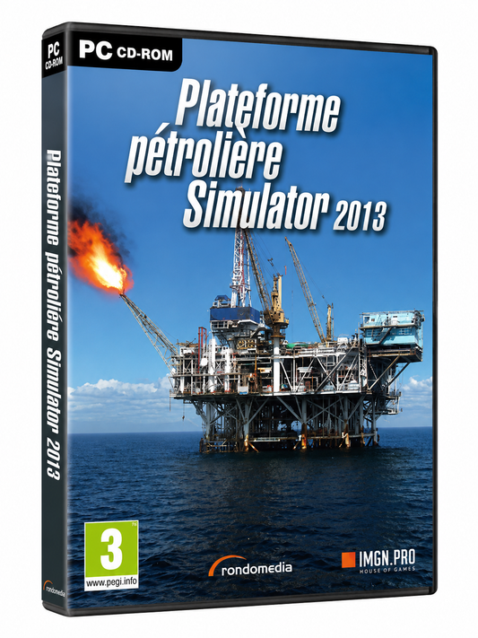 Plateforme Pétrolière Simulator 2013 PC CD-ROM Jeu en Français Simulation Gestion Trade West PEGI 3+ Neuf Sous Blister