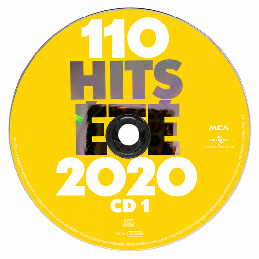 110 Hits Été 2020 – Compilation – CD 1 seul