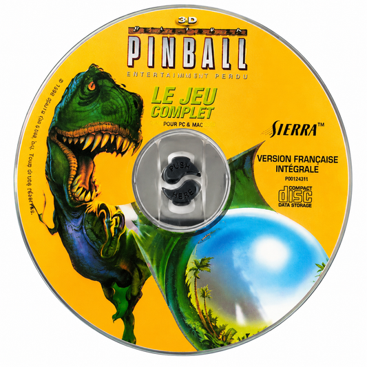 3D Ultra Pinball Le Continent Perdu Jeu PC Mac CD-ROM Seul Français Sierra Occasion