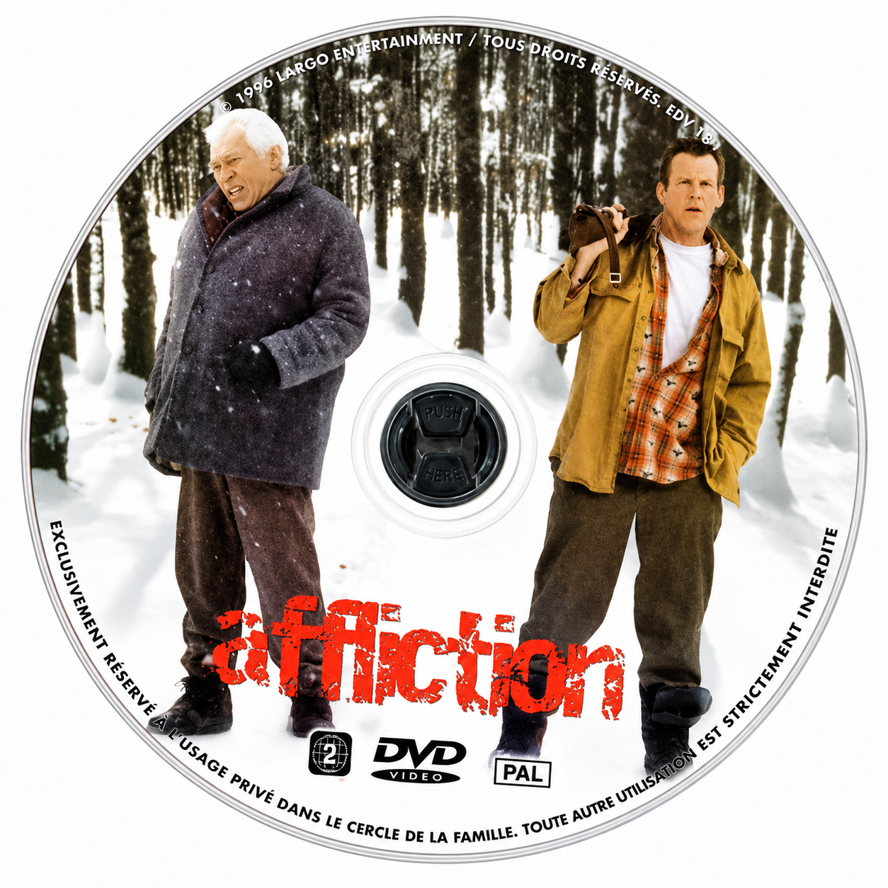 Affliction – DVD Vidéo – Film Drame – DVD Seul