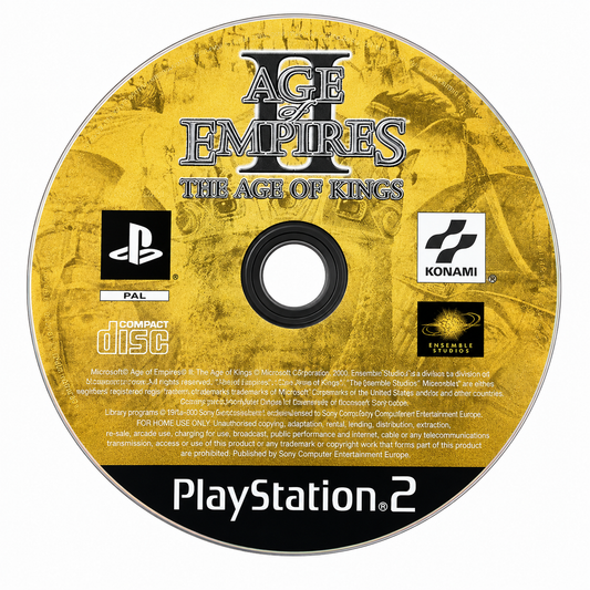 Age of Empires II – The Age of Kings – Jeu PS2 – Disque seul – Fonctionnel – Sans boîtier – PAL