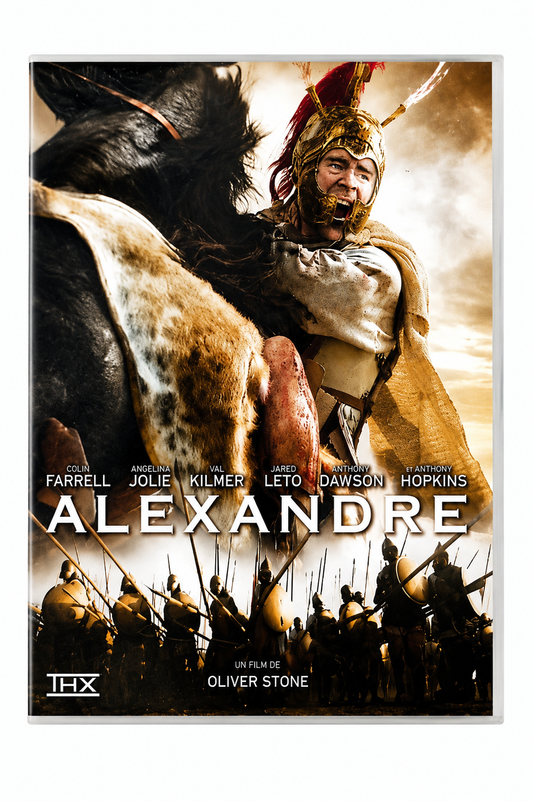 Alexandre – DVD | Péplum Historique | Oliver Stone | Colin Farrell, Angelina Jolie, Anthony Hopkins | THX | Zone 2