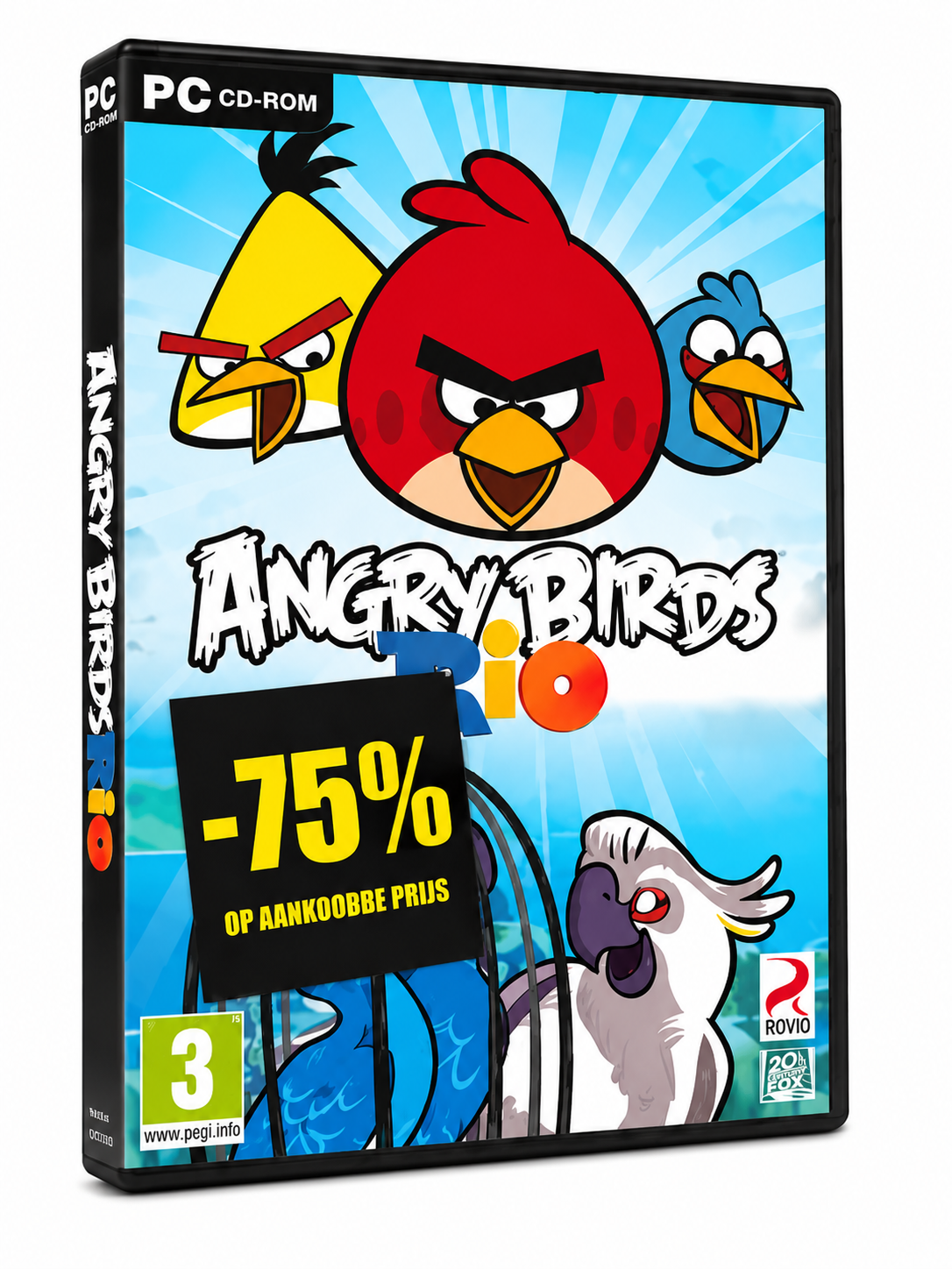 Angry Birds Rio PC CD-ROM Jeu d’Action Réflexion Aventure Rovio Entertainment Version PC