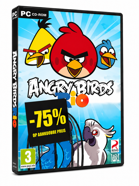 Angry Birds Rio PC CD-ROM Jeu d’Action Réflexion Aventure Rovio Entertainment Version PC
