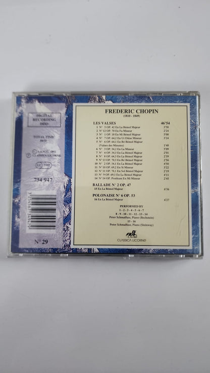 Chopin – Les Valses, Ballade n° 2 et Polonaise n° 6 – CD Classica Licorne