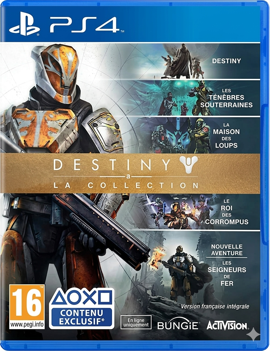 Destiny La Collection PS4 Jeu PlayStation 4 Version Française Intégrale Bungie Activision Édition Complète