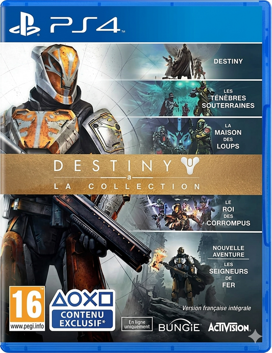 Destiny La Collection PS4 Jeu PlayStation 4 Version Française Intégrale Bungie Activision Édition Complète