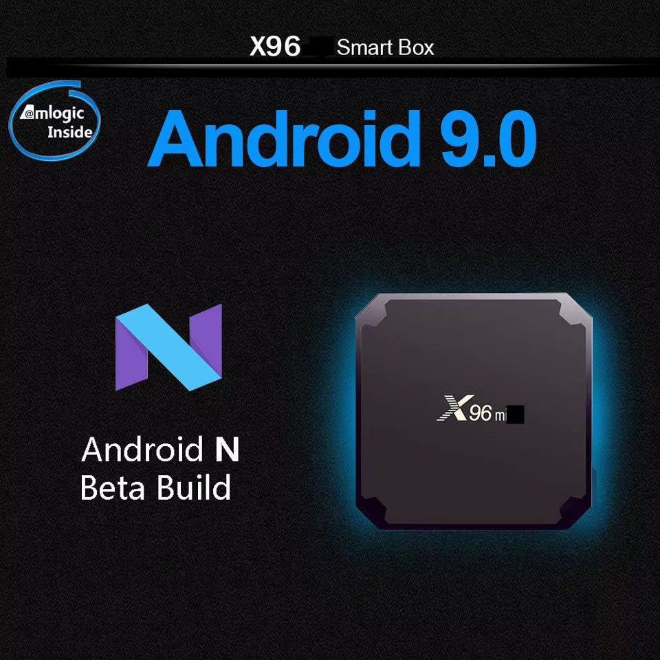 Box TV Android 9.0 1GB/8GB – Décodeur Smart TV 4K WiFi pour Télévision