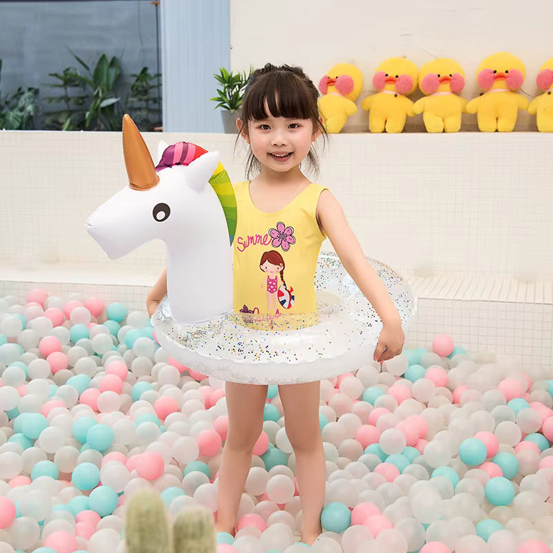 Bouée Gonflable Licorne pour Enfant – Anneau de Natation Piscine et Plage – Flotteur Été Enfant Sécurisé – Jouet Piscine Gonflable