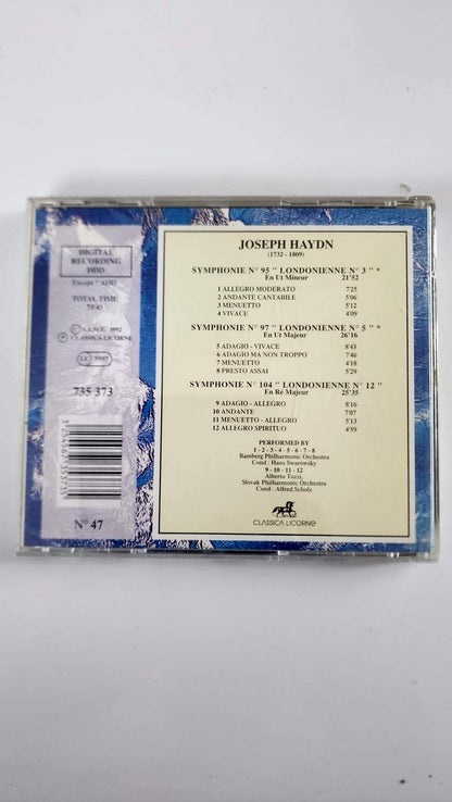 Haydn – Symphonies londoniennes n° 95, 97 et 104 – CD Classica Licorne