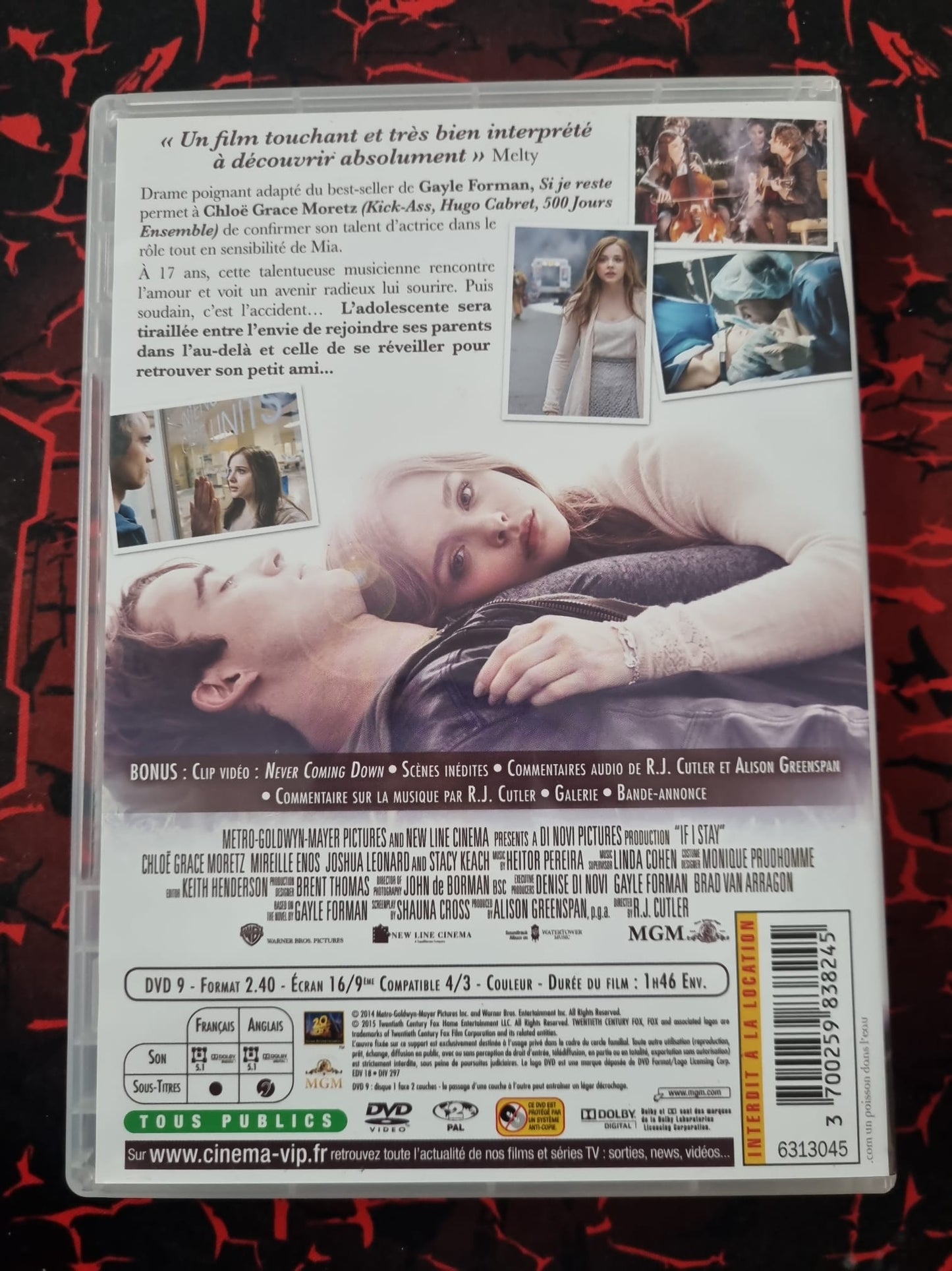 Si je Reste (If I Stay) dvd