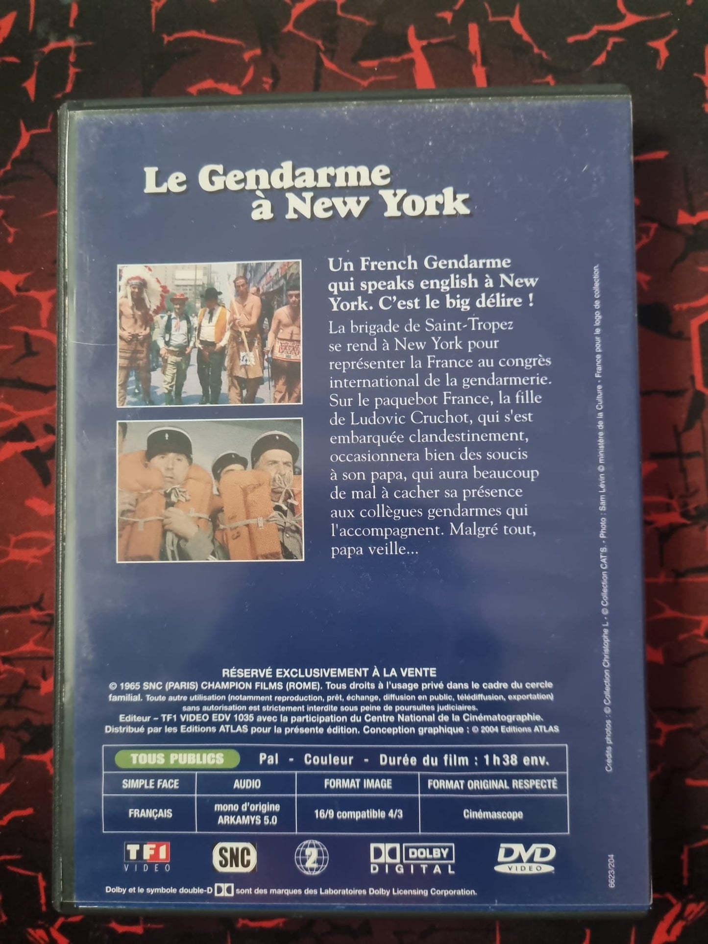DVD Le Gendarme à New York – Film culte avec Louis de Funès et Michel Galabru