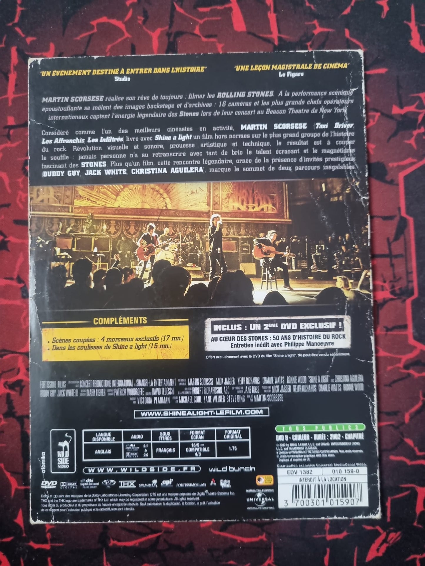 DVD documentaire – Au cœur des Stones