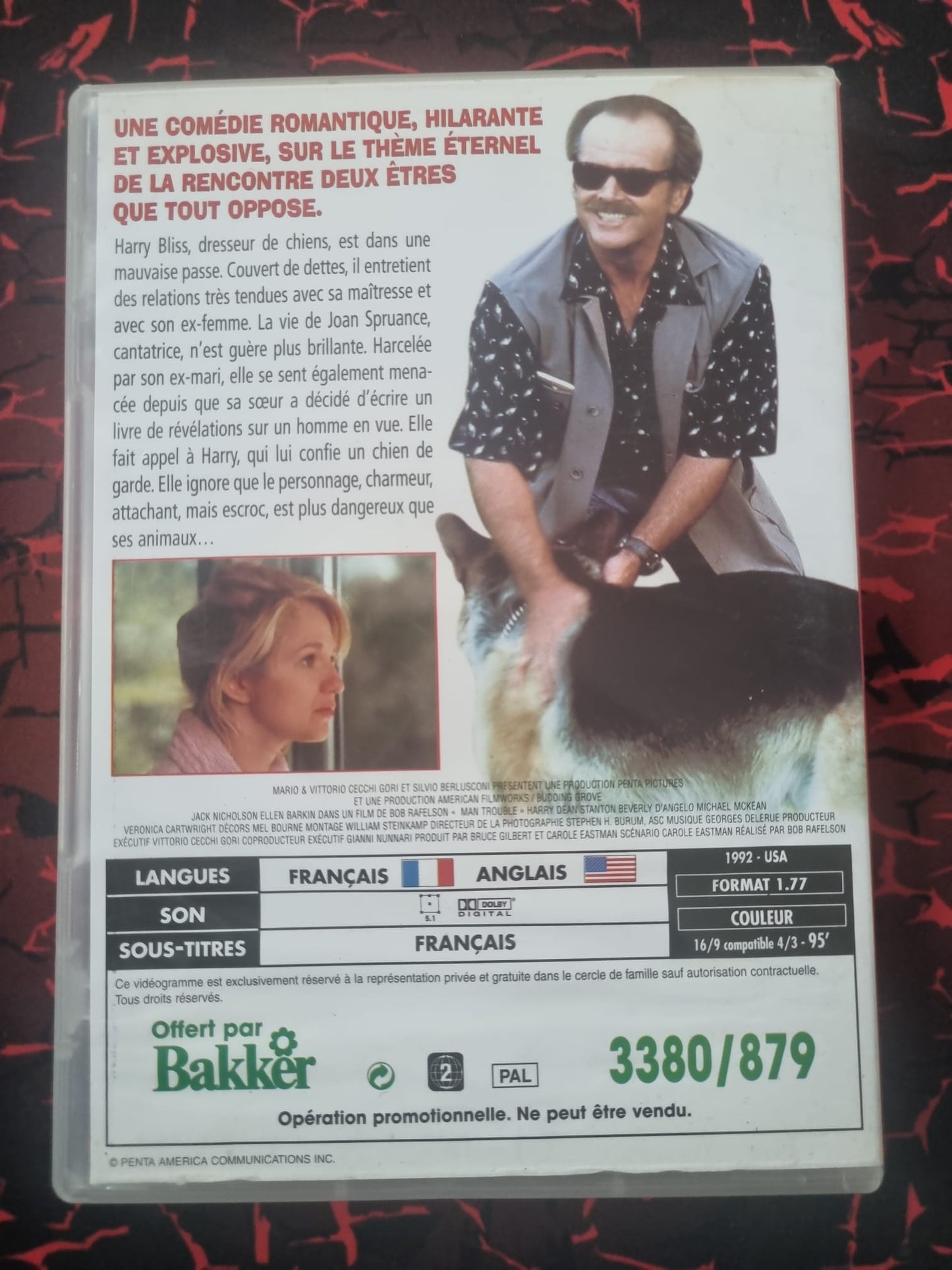 Man Trouble – DVD Film Comédie Romantique