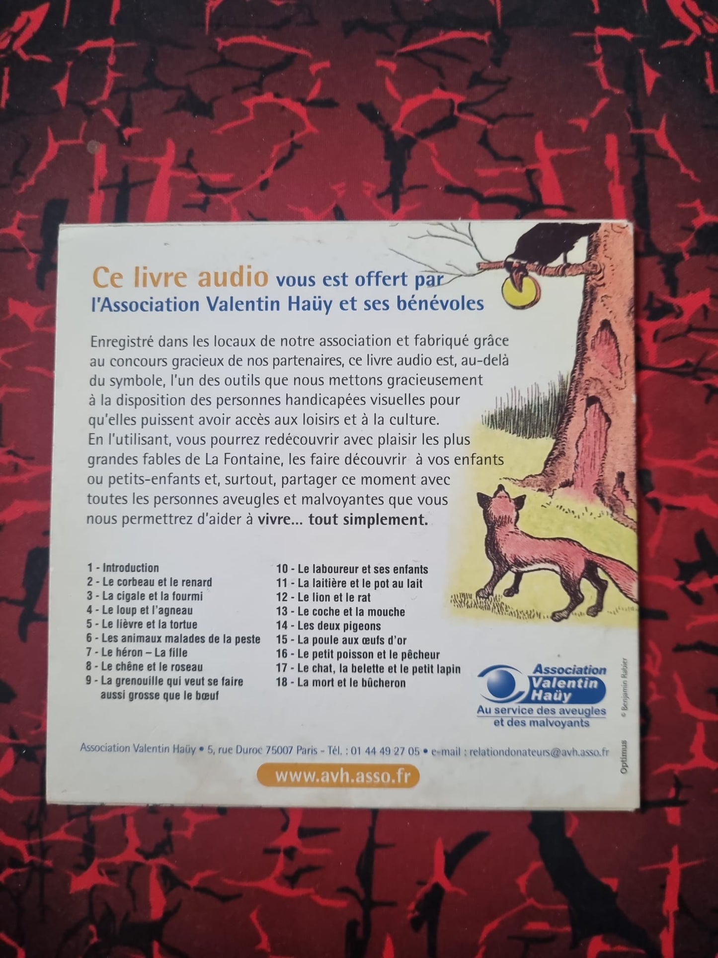 Les Fables de La Fontaine – Livre Audio raconté par Ségolène Bouët & Daniel Chevalier
