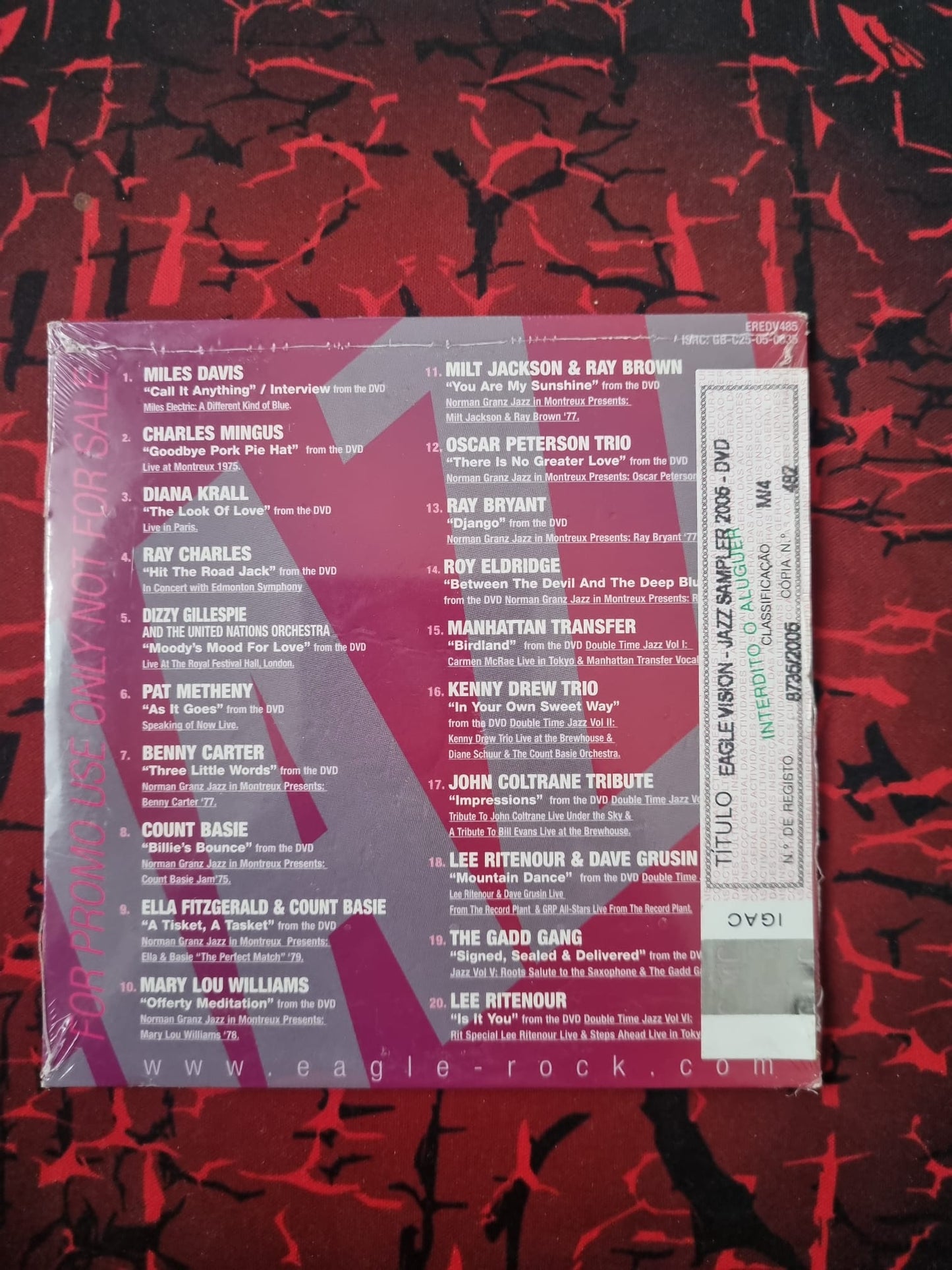 Eagle Vision Jazz Sampler 2005 – DVD Compilation Live – Miles Davis, Ray Charles, Ella Fitzgerald