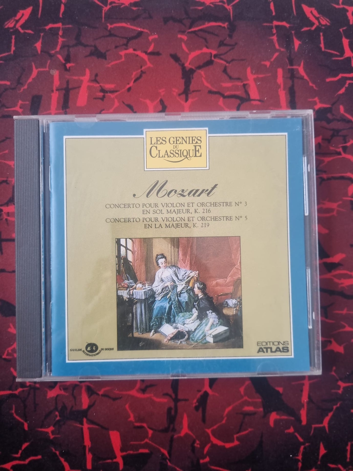 Mozart – Concertos pour violon n°3 et n°5 – Les Génies du Classique – CD Éditions Atlas