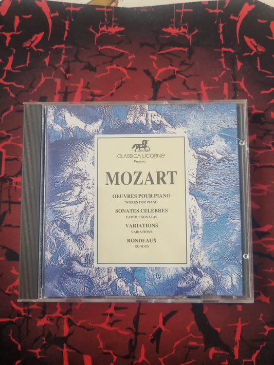Mozart – Œuvres pour Piano (Sonates, Variations, Rondeaux) – CD Classica Licorne – Peter Schmalfuss