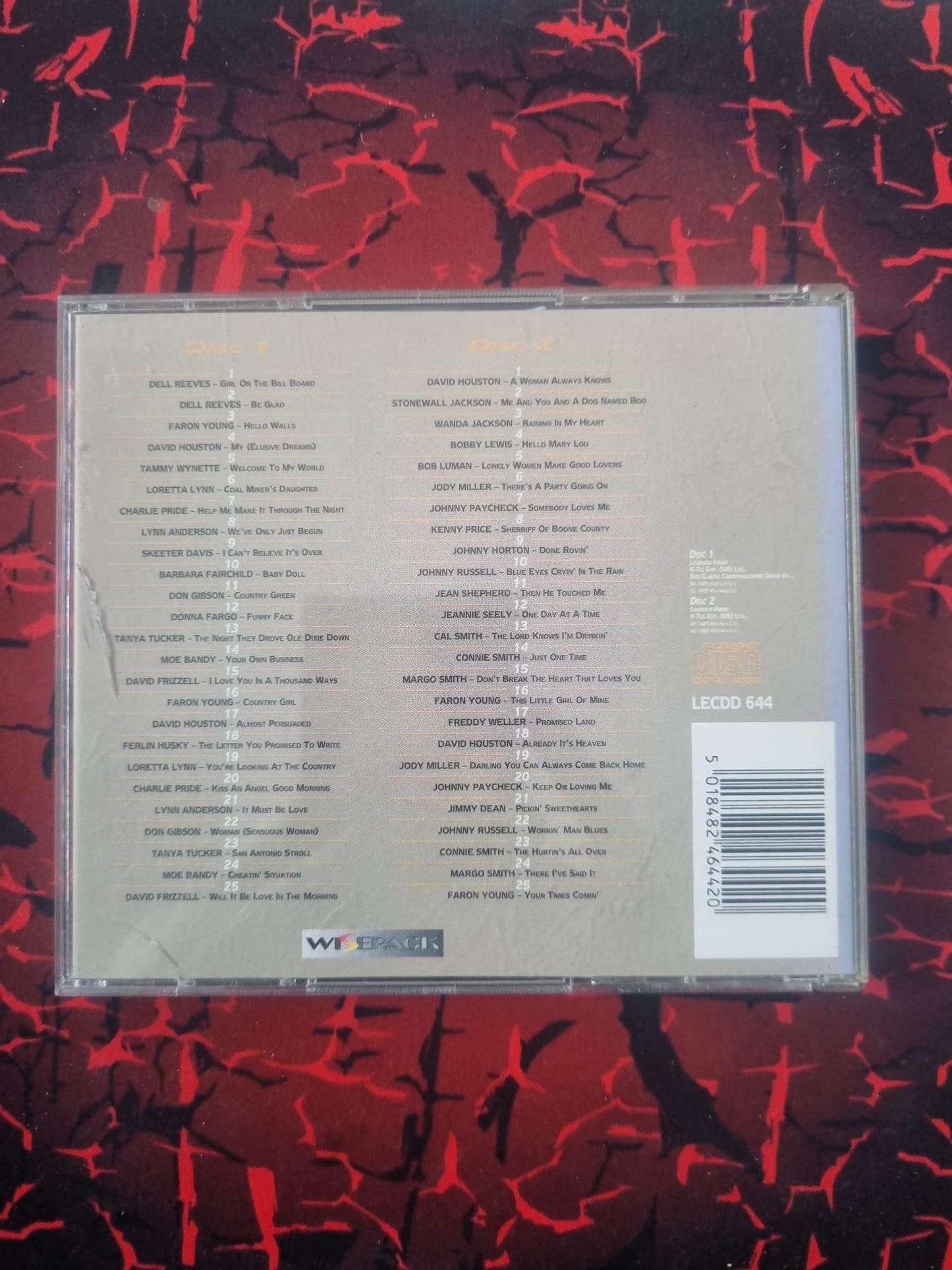 Essential Country – Volume 1 – 2 CD – Charlie Pride, Lynn Anderson, Wanda Jackson, Faron Young