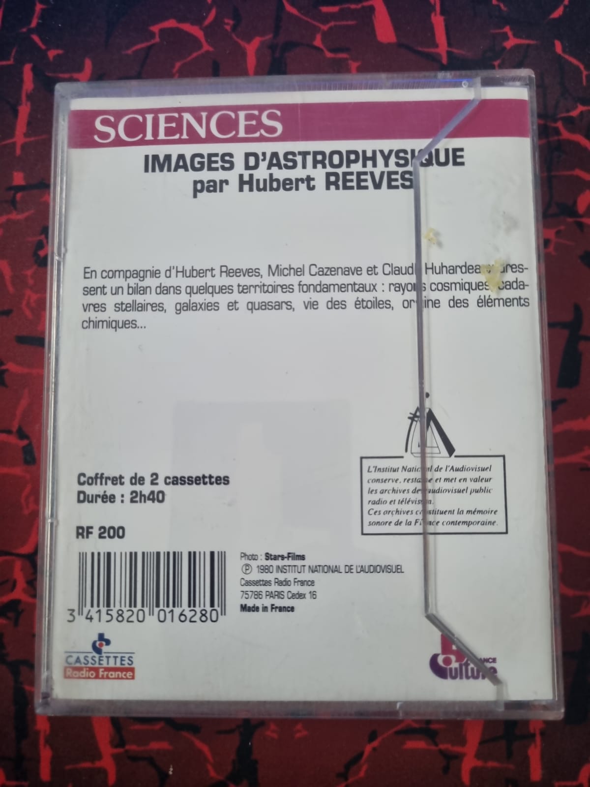 Images d’Astrophysique – Coffret 2 Cassettes Audio (Hubert Reeves, France Culture)