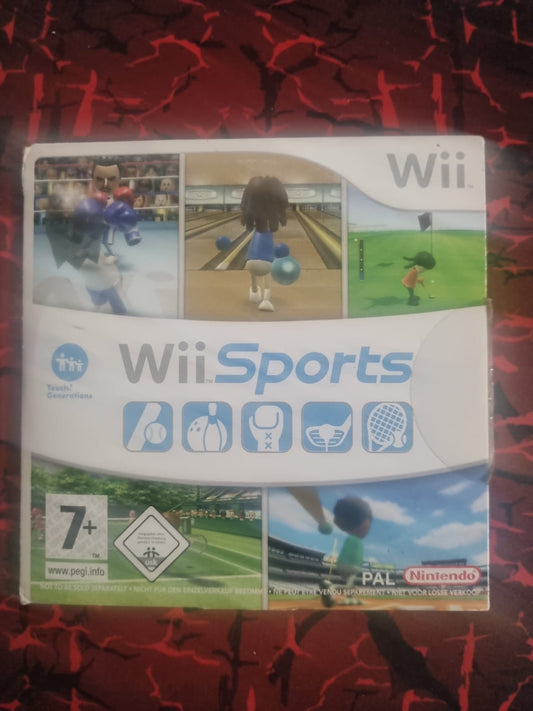 Wii Sports (Nintendo Wii, PAL) – FR – PEGI 7 – Jeu + pochette d’origine