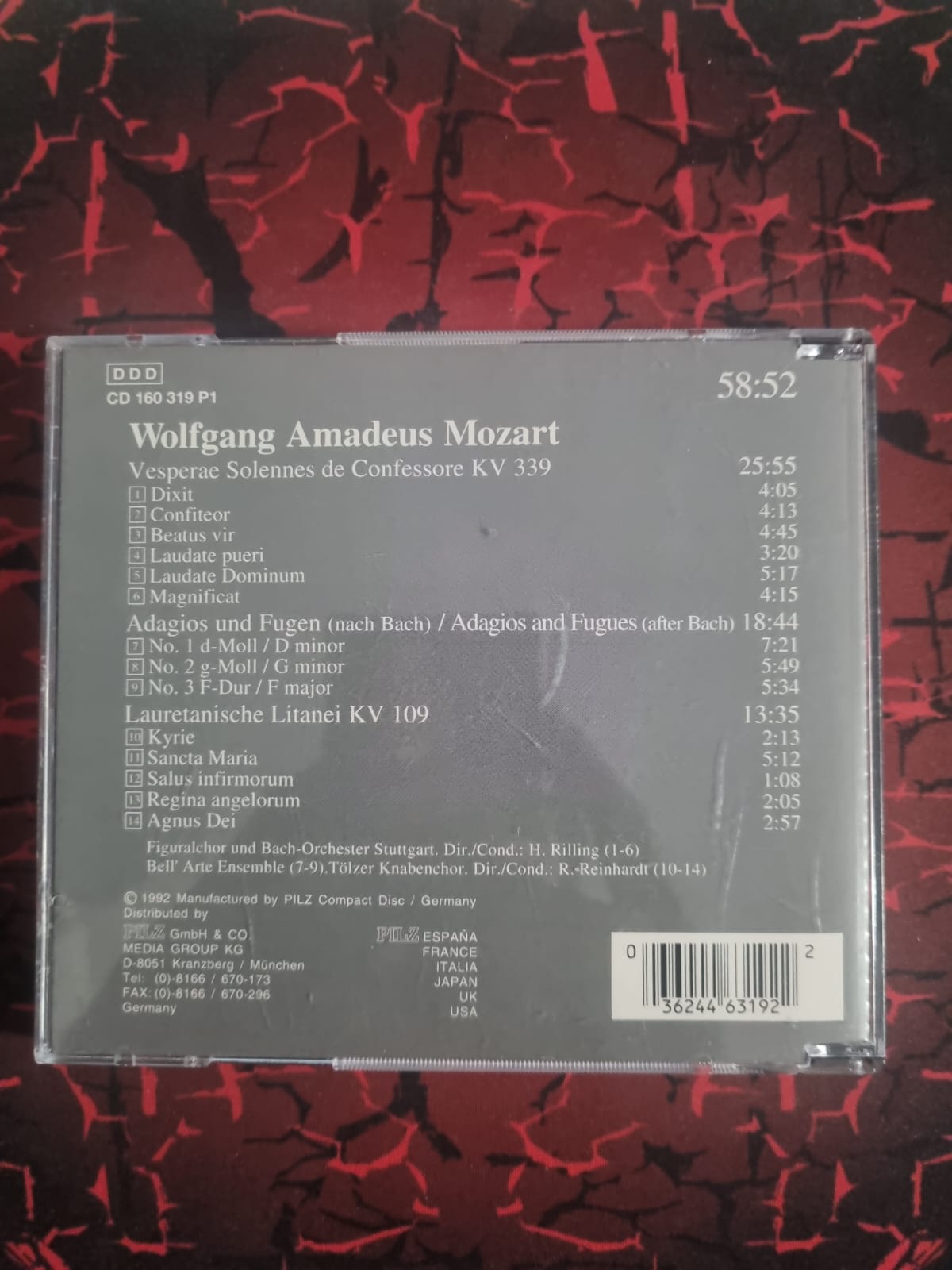Wolfgang Amadeus Mozart – Vesperae Solennes / Adagios & Fugues – Vienna Master Series