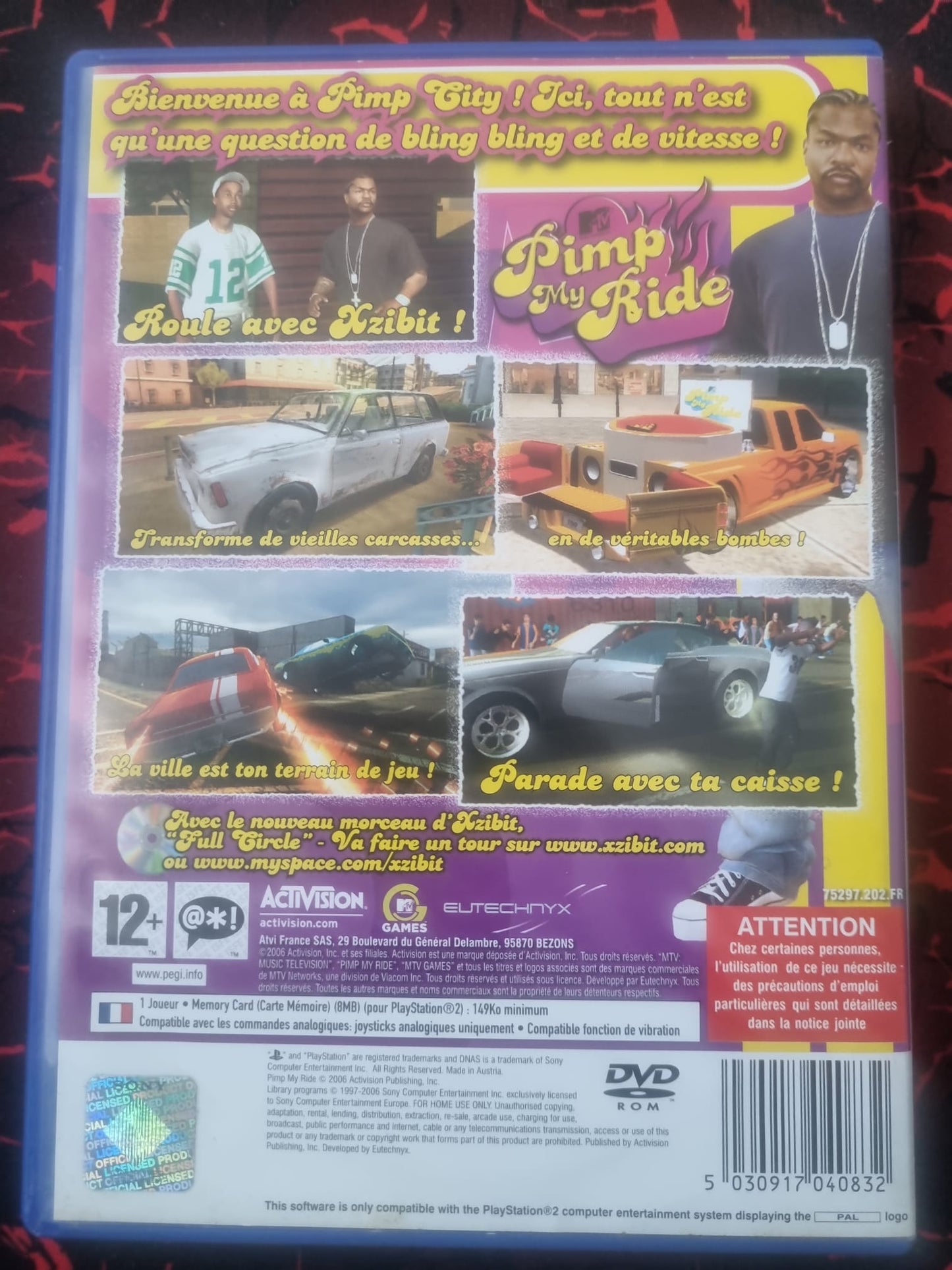 Pimp My Ride – MTV | Jeu Vidéo PS2 PlayStation 2 | Version PAL FR jeu ps2