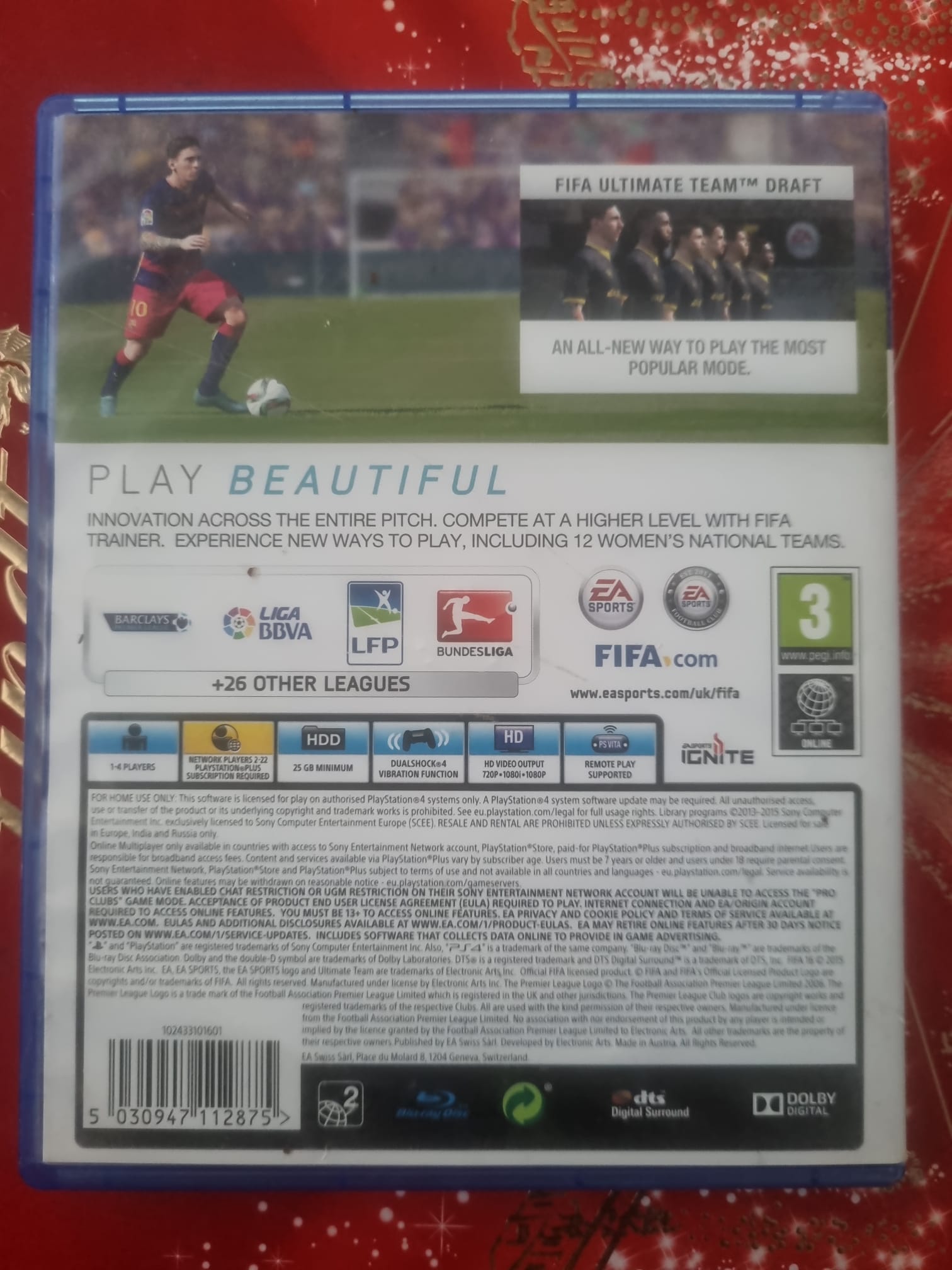 FIFA 16 | Jeu Vidéo PS4 | Football | Version Française | EA Sports jeu ps4
