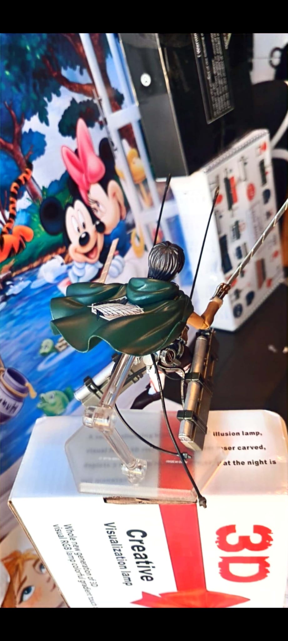 Figurine articulée Levi Ackerman Figma 207 – L’Attaque des Titans – Collection anime – Avec accessoires Figurine