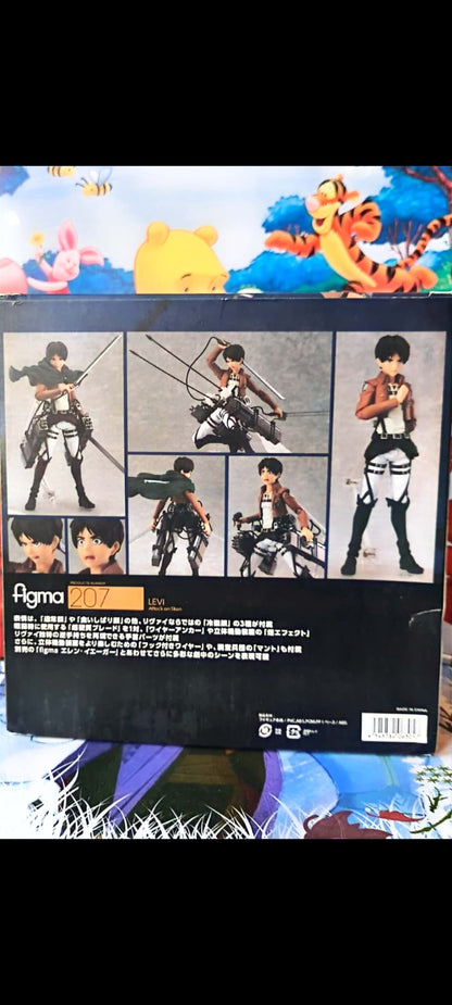 Figurine articulée Levi Ackerman Figma 207 – L’Attaque des Titans – Collection anime – Avec accessoires Figurine
