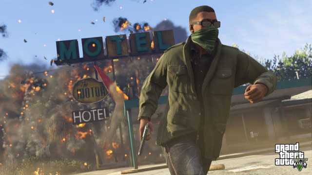Grand Theft Auto V Édition Premium PS4 – Jeu vidéo PlayStation 4 – GTA 5 + GTA Online – Version physique – PEGI 18