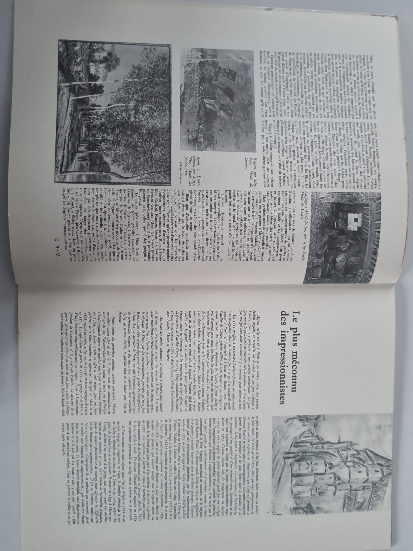 Sisley – Chefs-d’œuvre de l’art – Grands peintres – Livre d’art illustré – 12 pages – Hachette