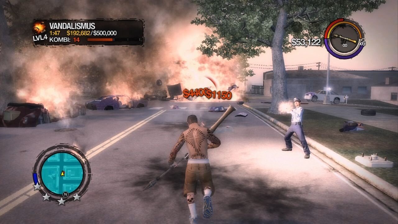 Saints Row 2 Jeu PS3 Blu-Ray – CD Jeu Uniquement Sans Boîtier – Jeu Action Monde Ouvert PlayStation 3