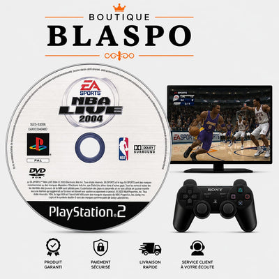 NBA Live 2004 – PS2 – Solo disco sin caja – Baloncesto