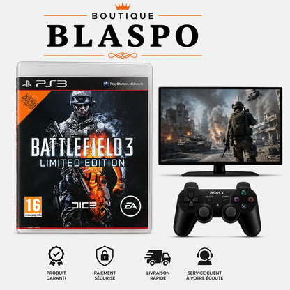 Battlefield 3 – Limited Edition – PS3 Game – Multiplayer FPS + Back to Karkand DLC – Electronic Arts / DICE – PEGI 16