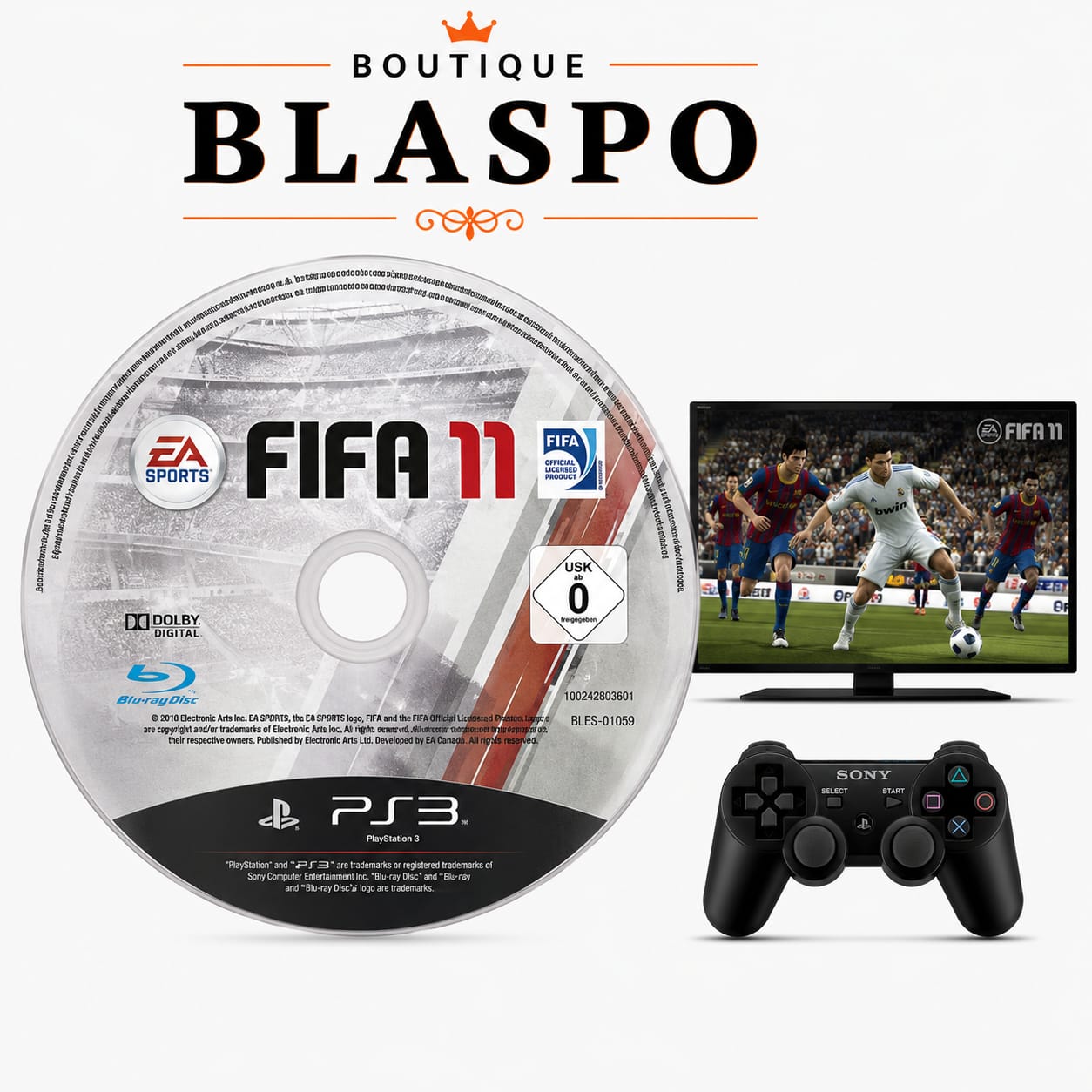 FIFA 11 – Jeu PS3 – CD seul – Sans boîtier – Version PAL – EA Sports