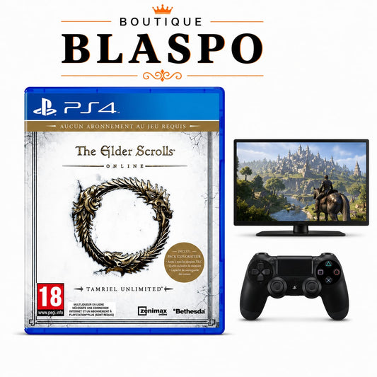 The Elder Scrolls Online Tamriel Unlimited – PS4 – Jeu vidéo RPG – Version française