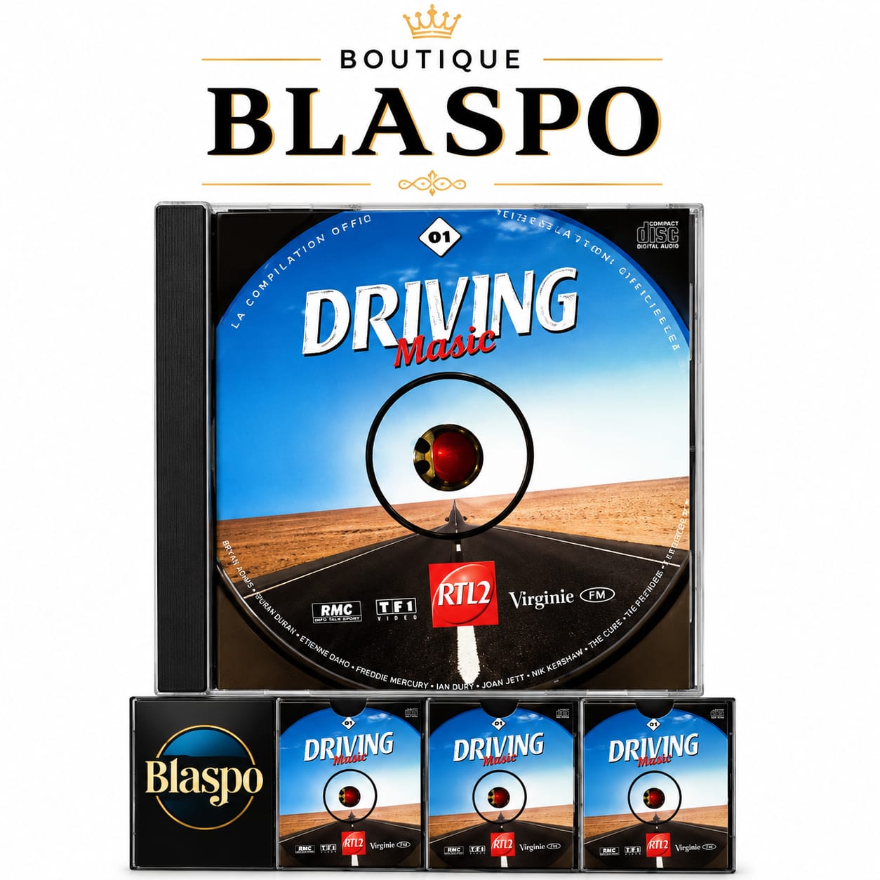 Driving Music – CD Compilation Route – RTL2 cd seul