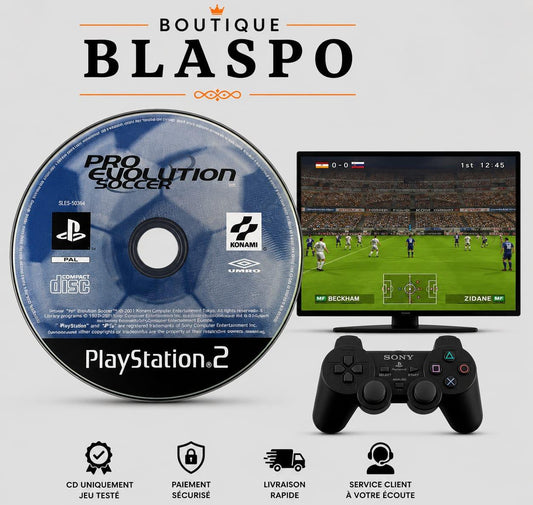 Pro Evolution Soccer – Jeu PS2 – PAL – CD Seul