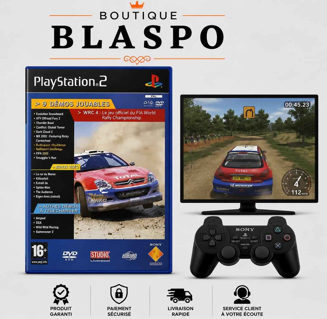 PlayStation 2 Magazine – DVD Démo 42 (Février 2004) – 9 démos jouables et 6 vidéos exclusives